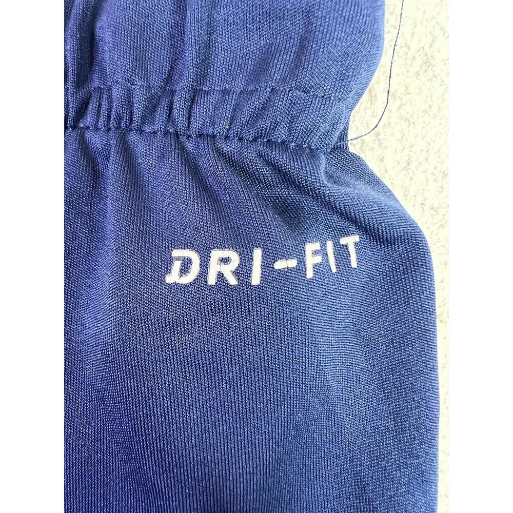 Nike Dri-FIT‎ Shorts Boys XL Navy Blue Athletic Training Basketball Swoosh Logo